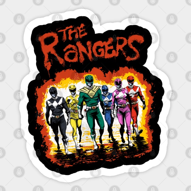 The Rangers Sticker by Zascanauta